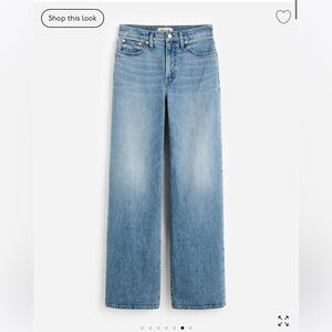 Madewell 
the perfect vintage wide leg jean in enmore wash